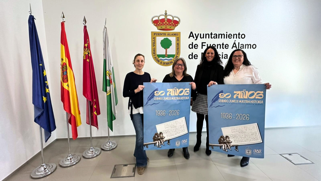 Fuente Álamo conmemora los 90 años de su Biblioteca Municipal con una programación especial hasta mayo
