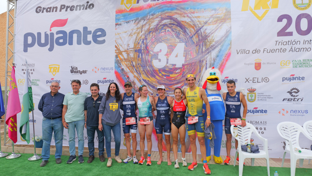 Fuente Álamo se vuelca con el Triatlón Internacional “Villa de Fuente Álamo” en su 34ª edición