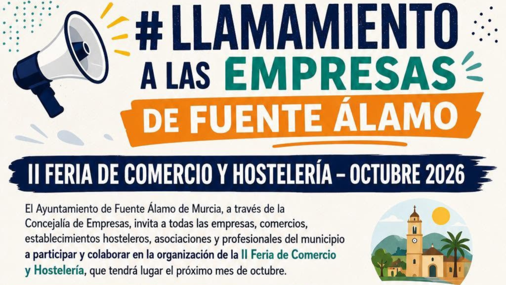 El Ayuntamiento convoca a empresas y asociaciones para la organización de la II Feria de Comercio y Hostelería