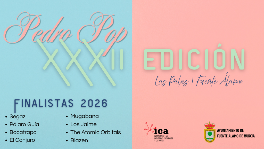 ¡Ya conocemos a los finalistas de la XXXII edición del Pedro Pop!