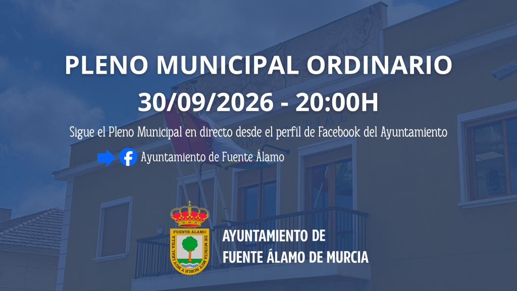 Pleno Municipal Ordinario 30/09/2026