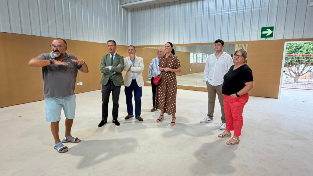Fuente Álamo avanza en la ampliación y mejora del Pabellón Javier Gómez Noya con una inversión de más de 762.000 euros