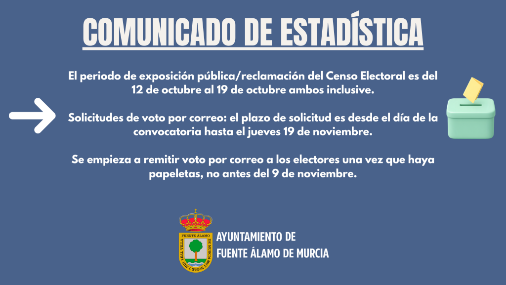 Comunicado de la Unidad de Estadística